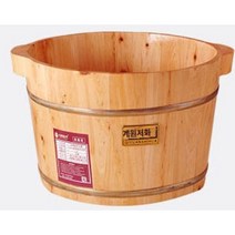 강아지 욕조 애견 목욕 삼나무 히노끼 피톤치드 스파, 1개, 손잡이(깊이26cm)