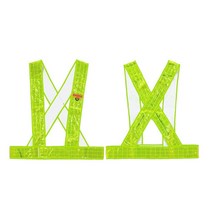 교통통제 신호수 X반도 형광띠 안전조끼 사고예방