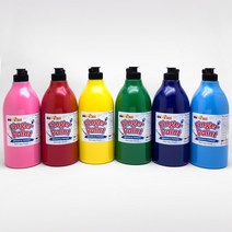 파스 핑거페인트 1000ml 6색 세트