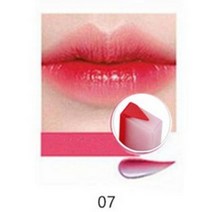 립글로즈 립틴트 립밤 립라이너 잘 지워지지 않는 착색 타투 립스틱 틴트 한국어 패션 v 커팅 투톤 바이트 실키 모이스처라이징 너리싱 밤 립 코스메틱 그라데이션 컬러, 07, 1개