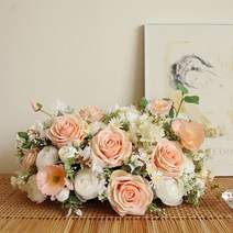 조화센터피스-코랄핑크, 단품, 1개