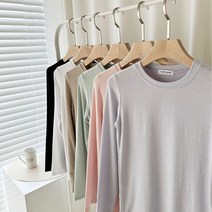 [봄신상] 팬덤 브이넥 기본 무지 티셔츠(6color)