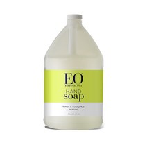 EO 리퀴드 핸드솝 리필 3.8L 순수 에센셜 오일이 함유된 유기농 식물성 젠틀 클렌저