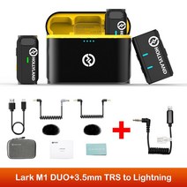 Hollyland-Lark M1 Solo 공식 무선 소형 마이크 2.4Ghz 650ft 범위 Vlogger 라이브 스트리밍, [05] DUO Lightning