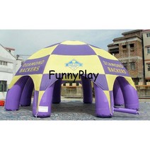 에어쉘터 에어텐트 리빙쉘텐트 7m 팽창식 차 천막 사건 팽창식 공기 천막을 위한 이동할 수 있는 팽창식 돔 선전용 무역 박람회 천막, 210d 옥스포드