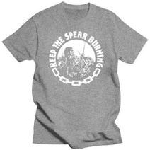 레게 밥말리 밥 말리 버닝 스피어 티셔츠 티 (1)