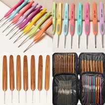 코바늘 코바늘세트 레이스코바늘 모사용코바늘 뜨개질바늘, 1set