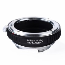 K&F NIK-L/M Nikon AI 렌즈를 Leica M 카메라에사용 하는 렌즈 변환 어댑터 Camera Mount Adapter 내부무반사코팅, NIK-L/M (AI-L/M)