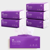 코튼리빙 뽑아쓰는 키친타월 3겹 100매, 6팩