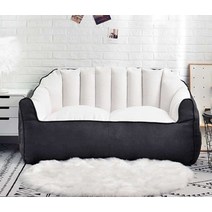 미니 소파 2인용 발코니 침실 페브릭