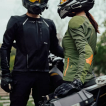 에네아체 봄 여름 오토바이 자켓 이너 보호구 바이크 레이싱 바람막이 슈트 바이크복 라이더 안전 자전거 라이딩, 블루(여성용)