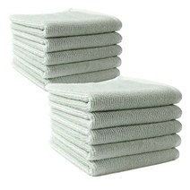 모던리빙 모던뱀부 130g 수건 세면 타올, 연두색, 10개