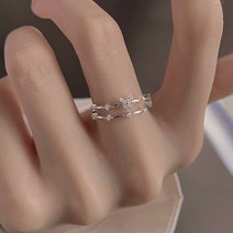 [얇은진주반지] [반지] 디어라이트 지르코니아 반지