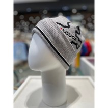 루이까스텔[NC강남] 22F/W LOUIS CASTEL 남성 골프모자 아이루카 로고 웨빙포인트 털기모 안감 비니, 그레이(C)