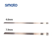 스마토 스테인리스 스틸타이 스텐 케이블타이 스텐타이 1봉 100개 세트, 7.9mm, 300mm