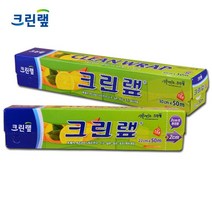 떡비닐 일회용품 샌드위치랩 주방용 2개 x 50m 캡 비닐랩포장 주방용랩 중국집 가정용