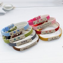 미소펫 인디 INDI 강아지 고양이 인식표 목줄, 카키, 1개