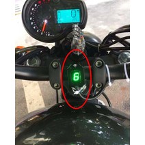 오토바이USB 배터리 밧데리 hyosung gv125 gt250 gt650 gv250 gv300 gv650 650pro gd250r gt650r 오토바이 기어 표시기, 초록, 1개
