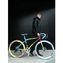 입문용 사이클 초보자 싸이클 학생용 로드 가성비좋은 초경량 자전거, .나이트에디션.비앙키칼60개