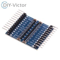 아두이노 라즈베리 파이용 핀 양방향 보드 모듈 IIC I2C 로직 레벨 컨버터 248 채널 2 4 8 웨이 DC 3.3V5V, [03] 8 way