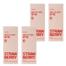 잼홀릭 국내산 딸기 80% 무설탕 신선 과일잼 200g 1박스 200ml, 4박스