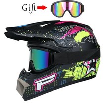 오토바이 풀 페이스 헬멧 motocross 오프로드 레이싱 헬멧 오토바이 atv 흙 자전거 경주 capacete moto, l, 7a