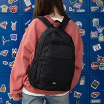 프롬헤븐 엔이사 심플한 남녀공용 데일리 학생백팩