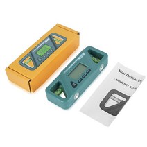 전자각도기 Portable Inclinometer Digital Protractor Angle Finder Level Magnetic Bottom Relative & Ab, 02 Green