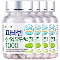 파바빈 콩 산양유 단백질 100% 알레, 90정, 4통