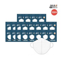 [크린조이] [화이트100매] KF94 보건용마스크 대형 100매, 1세트