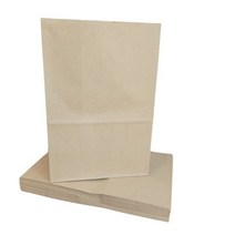 꽃다발포장지 꽃자재 예븐 꽃 포장지 부자재 50 100 조각 크래프트 종이 가방 선물 포장 쿠키 사탕 식품 저장 과일 스낵 베이킹 테이크 아웃 케이크 상자, 18x11x32, brown