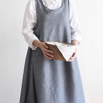 한복앞치마 장금이앞치마 윤스테이앞치마 2color, 그레이, 1개