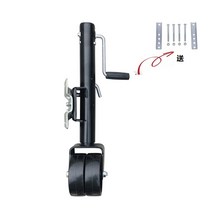 카라반트레일러 소형 카라반 바퀴 자아 트레일러 더블 6인치 휠 1500lbs 트레일러, 검은색