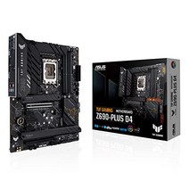 ASUS TUF Gaming Z690-Plus D4 마더보드 소켓 Intel LGA 1700(Intel Z690 ATX PCIe 5.0 DDR4 메모리 4x M.2 Thunderbolt 4 Aura Sync) -10772, 인텔 Z690