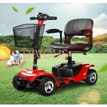 노인전동스쿠터 장애인전동차 전동휠체어 고출력 다기능 전기 4 륜 모빌리티 스쿠터 노인을 위한 야외, 01 lead acid  battery