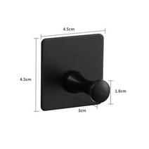 크레인후크 드릴링 코트 가방없이 강한 자체 접착 벽걸이 가지 스타일 욕실 문 주방 수건 후크 홈 액세서리, 21 21