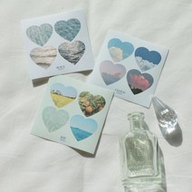 갓샵 다꾸 하트 스티커 4pcs 5장 세트, 04.Cat