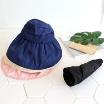 링클 휴대용 프라햇 선캡 돌돌이 모자 여행 비치