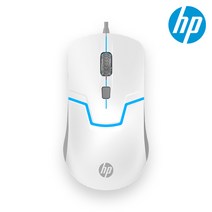 HP M100 게이밍마우스 화이트, 단품, 단품