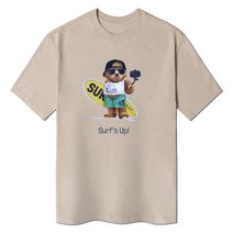 일루소 남여공용 서프 베어 반팔티 빅사이즈 4color