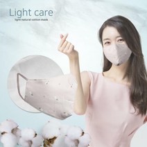 [싼딜]Light care 3중필터 순면마스크, 16_귀통증 보호 마스크밴드(투명)/1266281
