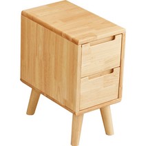 침대협탁 미니서랍장 틈새수납장 200 300 가로 길이, 통나무 색상 너비 30cm 40X50