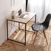 이케아 깔끔한책상 책상 일반책상 컴퓨터책상 우드기본책상 st 80, 화이트