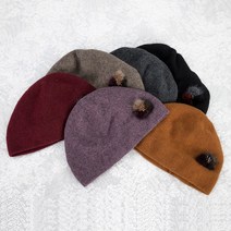 엄마옷 모슬린 꽃밍크방울 울니트비니모자 CA112044마담 미시옷 50대 중년여성의류 60대 엄마옷 빅사이즈 할머니옷 여성옷