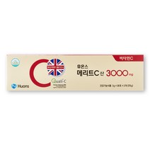 휴온스 메리트C산 3000mg 메가도스 고함량 영국산 비타민C 9개월분 90포 3박스