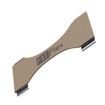 FITflex 휴대폰 핑거 가죽 핸드폰 스트랩 스마트폰 그립, 베이지, 1개
