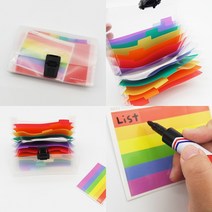 12칸 미니 아코디언 포켓 파일 케이스 A6 영수증 정리