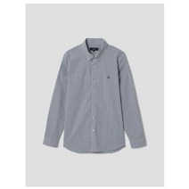 빈폴 22FW[BC2764E033][ESSENTIAL] [SLIM] 그레이 1도 깅엄 체크 셔츠