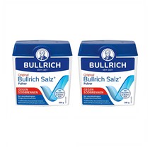 Bullrich Salz Pulver 독일직구 불리히 잘츠 솔트 소금 탄산수소나트륨 파우더 가루 분말 200g 2팩, 1개, 기본