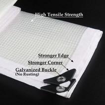 방수천막 접이식 주차 매트 농막 방수포 텐트 오토바이 캐노피 커버 차량, CHINA, 2mX7m, PE Mesh Tarpaulin